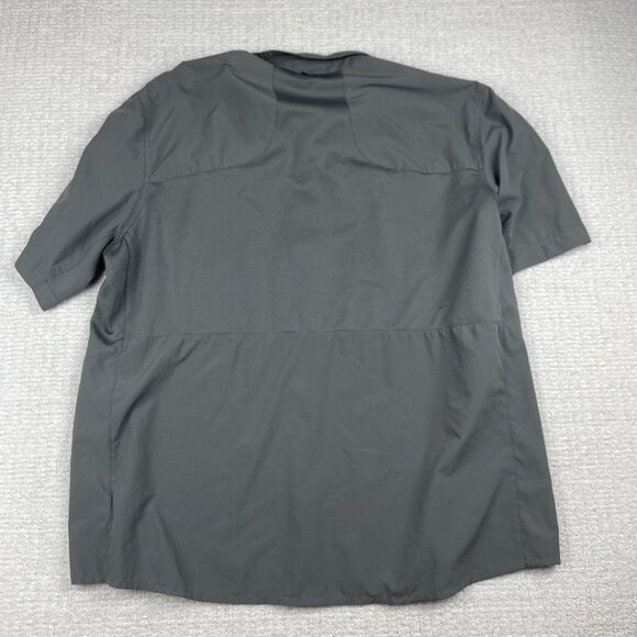 RealTree Fishing Shirt Mens XL Light Gray Button Up Vented Pockets Lightweight - Picture 14 of 16